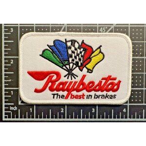 RARE RAYBESTOS "THE BEST IN BRAKES" EMBROIDERED 3in Patch Iron / Sew-On Patch